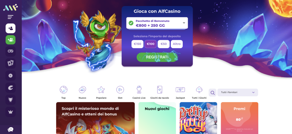 alf casino lobby screenshot