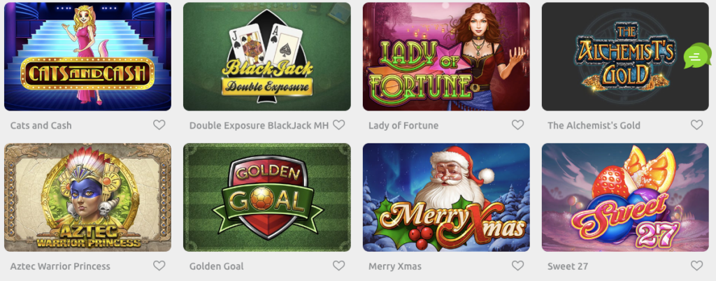 cadoola casino games screenshot